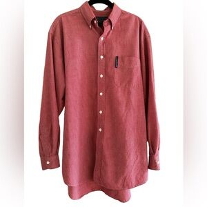Abercrombie and Fitch ‘The Big Shirt’ Men’s Red Checked Long Sleeve Shirt Size M